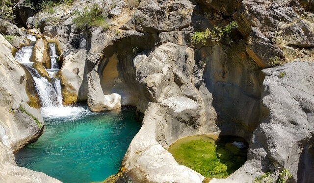 Wodospady w kanionie Sapadere