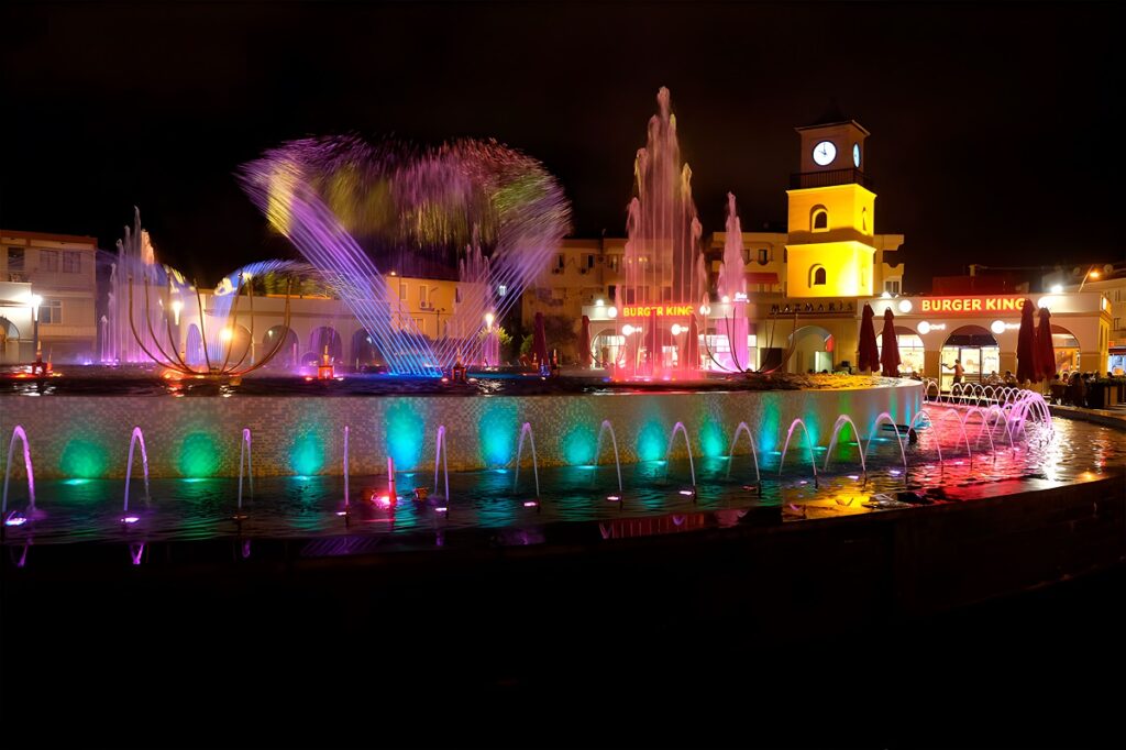 Śpiewające fontanny w Marmaris