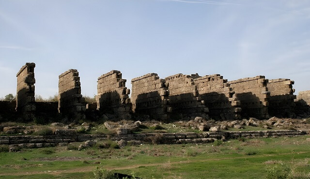 Ruiny rynku w Aspendos