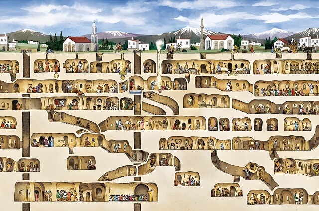 Podziemne miasto Derinkuyu