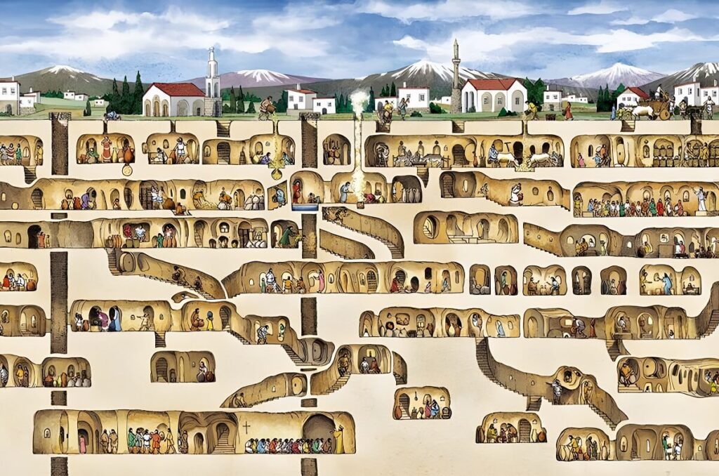 Podziemne miasto Derinkuyu