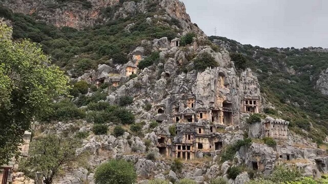 Licyjskie grobowce w Oludeniz