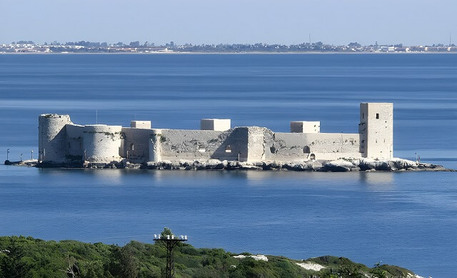 Zamek Kızkalesi w Turcji